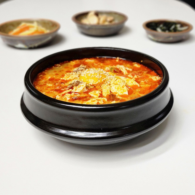 [주방짱] 국산 내열 뚝배기 찌개솥 업소용 가정용 계란찜 된장뚝배기, 오모가리 3호, 1개