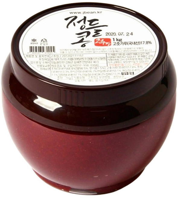 (산정마을)국내산 수제 쌀조청 고추장 / 고추장 450g, 1개