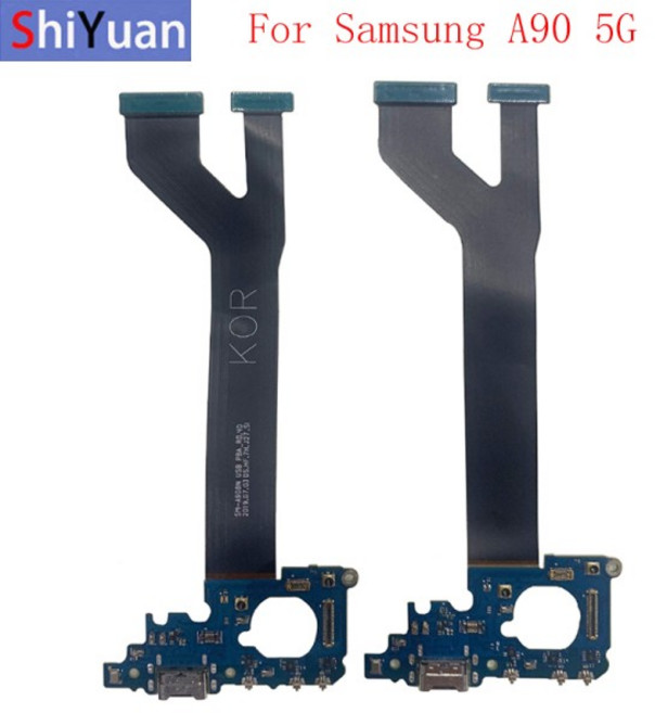 USB 충전 포트 케이블 커넥터 도크 플렉스 삼성 호환 A90 5G 교체 부품, [01]A90 5G, 1개