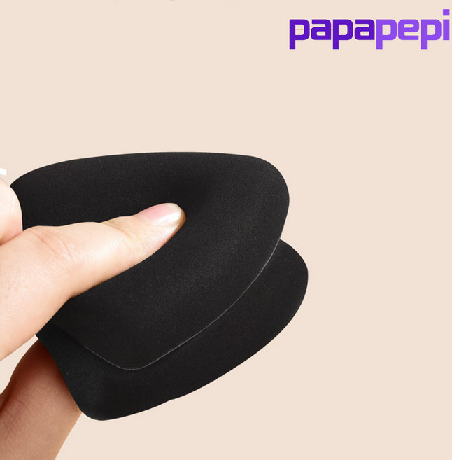 파파페피 메이크업 쿠션 화장 퍼프, 10개, 블랙