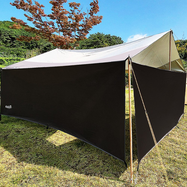 칼루스 타프 사이드월 세트 2면(전면 측면), 블랙