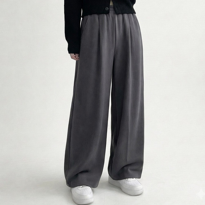 엠제이스타 당일발송 남녀공용 오리지널 원턱 와이드 스웨트 팬츠 트레이닝 빅사이즈 바지 4컬러 S~2XL