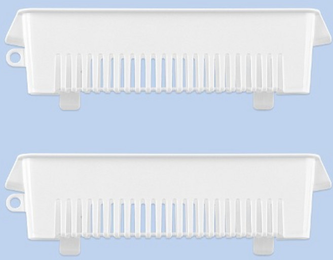 이노마타 식칼건조대 (0047) 일본제 주방 식칼 가위 건조 보관 수납함 걸이형 물빠짐 칼꽂이통, 2개, 화이트