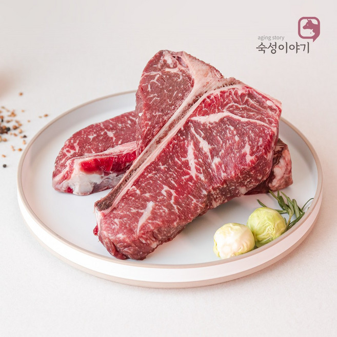 숙성이야기 드라이에이징 티본 스테이크, 450g, 1개