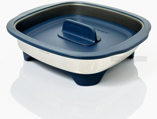 타파웨어 스마트 그릴 전자레인지 전용용기 생선구이용 오븐용기, 1개, 네이비