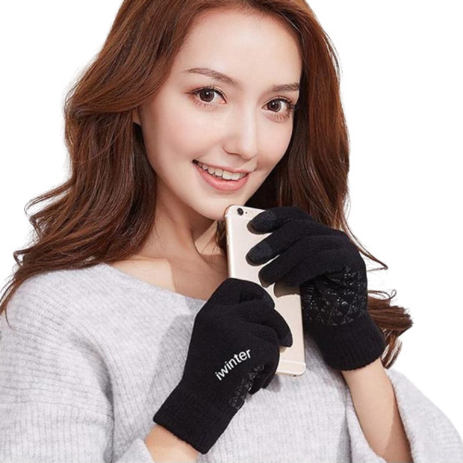 쇼미코리아 미끄럼 방지 패드장착 남여 스마트폰 터치장갑