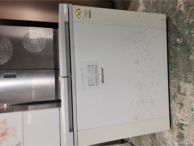 대용량 뚜껑2룸 중고김치냉장고 삼성 냉동겸용, 화이트