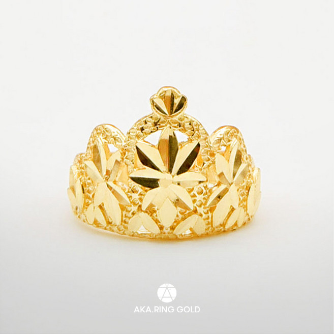 [선물포장] 24k 순금 아기백일 돌반지 티아라 1.875g 반돈 0.5돈