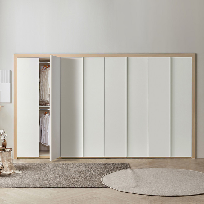 보루네오 에손 붙박이장 여닫이 240cm 8자