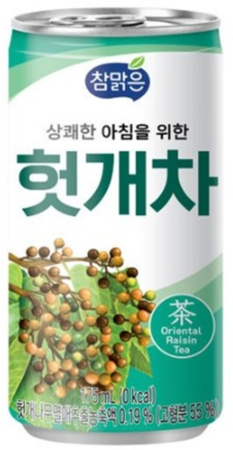 참맑은 헛개차 (30캔), 175ml, 4세트