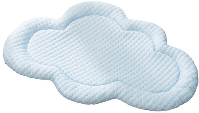 숑숑펫 반려동물 미니 클라우드 파스텔 냉각 3D 매트, 블루, 1개