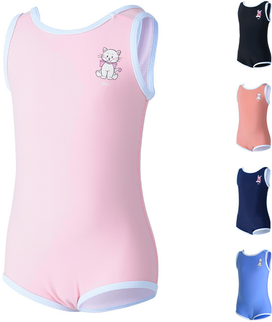 알앤엘 베이직 라인 여아 실내 수영복