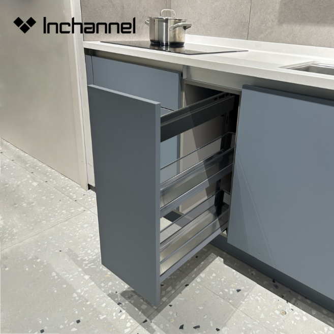 빌콘 인채널 벨라체 프리미엄 댐핑 150 망장 IVT-150 싱크대 하부 선반 최고급형 양념장, 1개