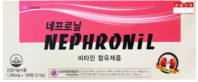 선일양행 네프로닐 네프로날 180정 비오틴 비타민 함유, 2개, 90정 - 쿠팡