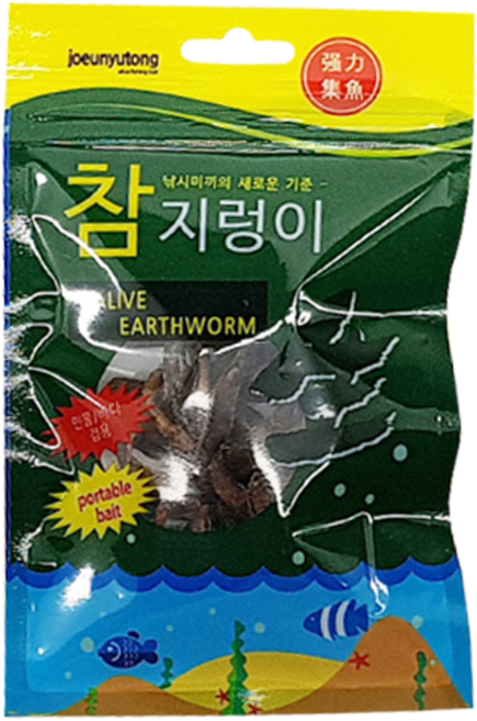 참지렁이 자연건조지렁이 민물바다낚시, 1개