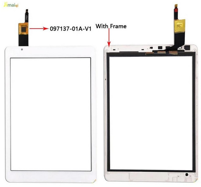 에어 유리 패널 디지타이저 센서 교체 터치 스크린, 1개, 1. OLM-097D0761 white