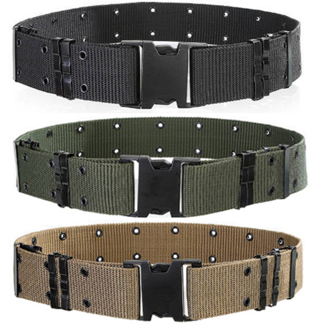 보스코 탄띠 서바이벌용품 군용벨트 미군 허리띠 전술 탄띠, 베이지, 1개