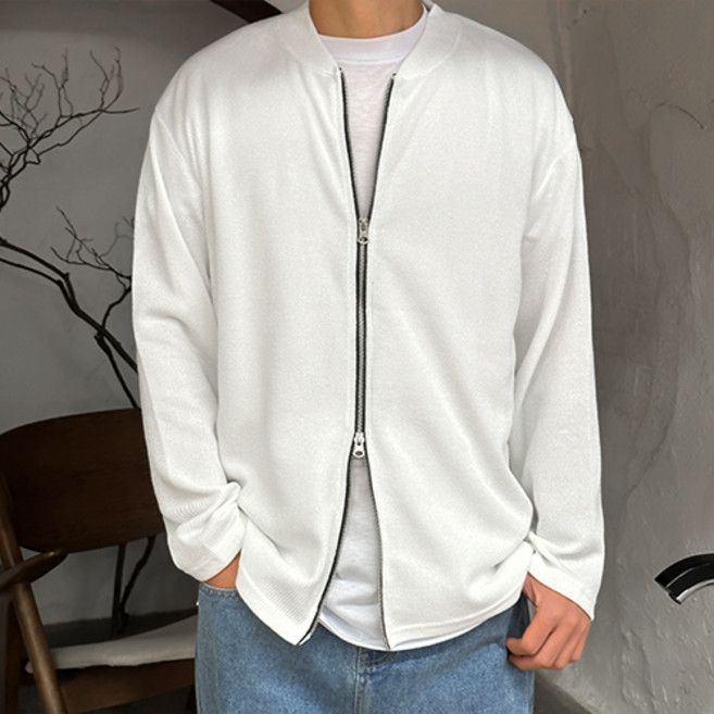 [데이즈] 남성 골지 투웨이 니트 집업 가디건 자켓