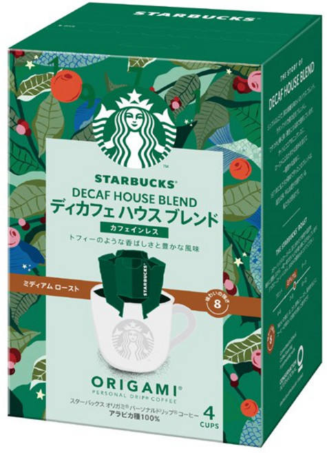 스타벅스 오리가미 디카페 하우스 블렌드 4봉, 1개, 4개입