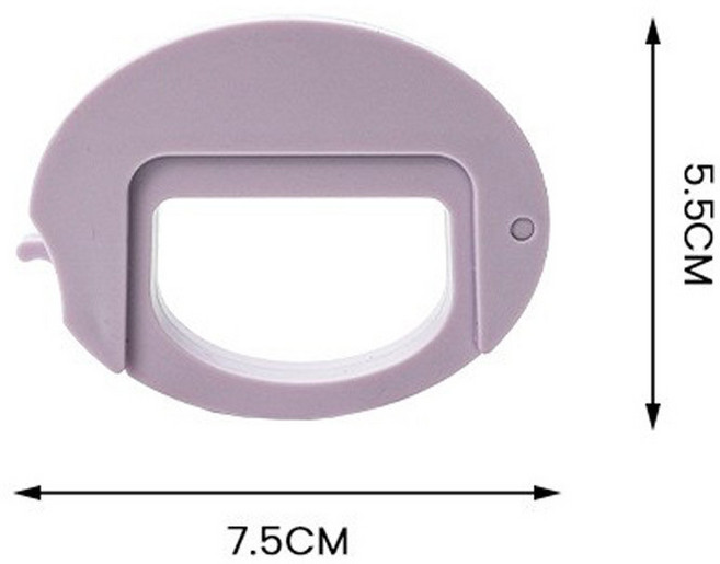 밀봉 봉지 집게 밀폐형 자석, 2개, 보라