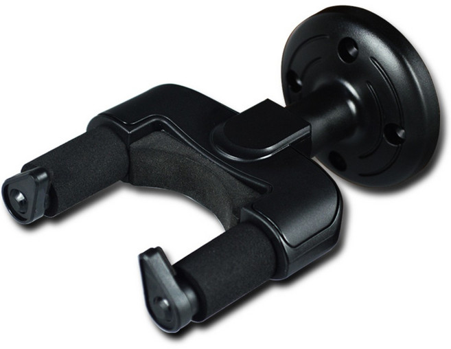 牆壁式吉他掛架, 1個