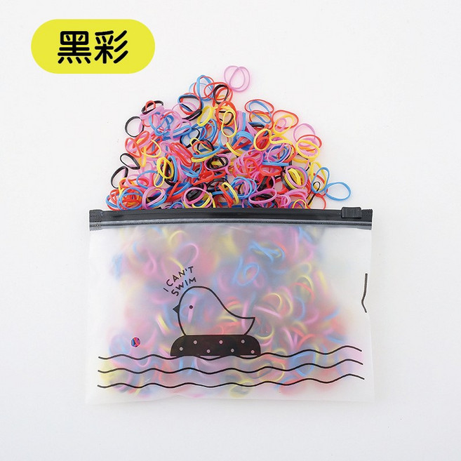 彩色橡皮筋髮圈，高彈力綁頭髮髮束，兒童大人適用