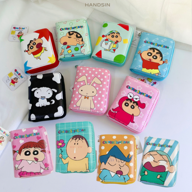 짱구 카드 반지갑 명함수납 캐릭터 3단 동전지갑