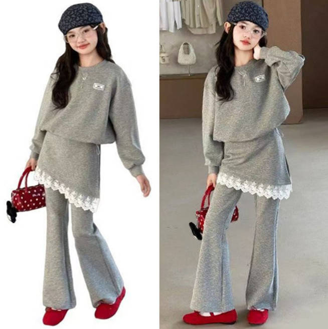 레이스랩스커트 상하복