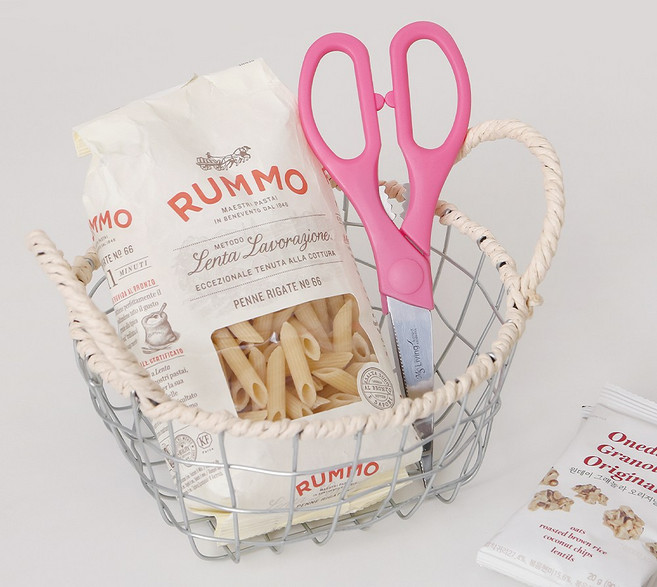 핑크젤리 가위 과도, 1개, 핑크