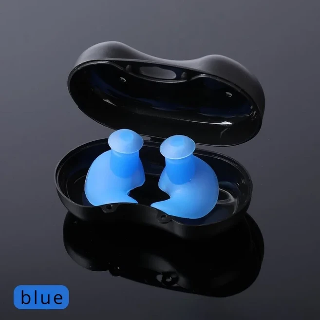 TYR 실리콘 몰드 수영 이어 플러그, 03 파란색