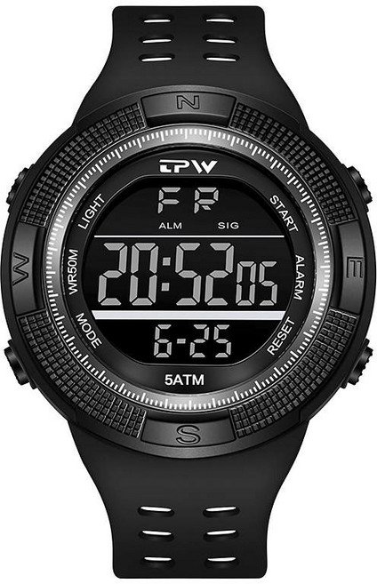 [LABTIMES] 블랙 방수 내충격구조 남성남자 스포츠 전자손목시계