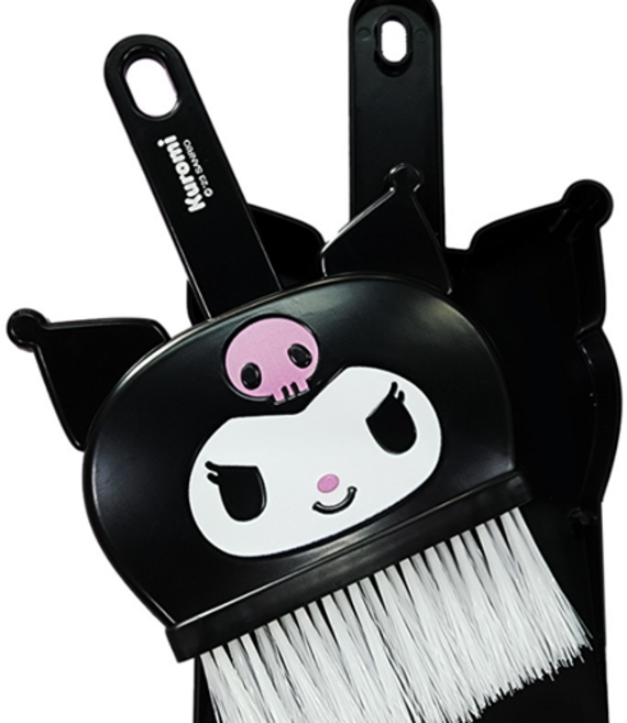 에코에듀 초등학생 미니빗자루세트 예쁜쿠로미 블랙 미니빗자루, 1개