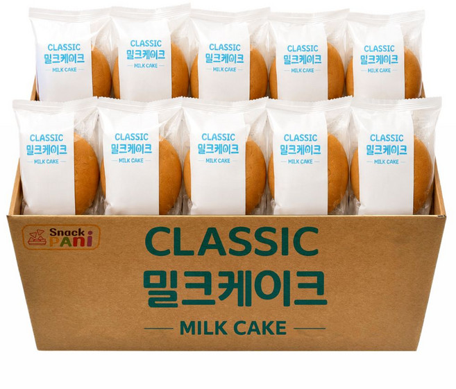 스낵파니 클래식 밀크 케이크 간편식사, 1개, 900g
