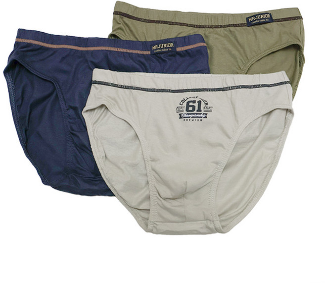 물랑루즈 주니어 테일러 순면 브리프 삼각팬티 3종 세트