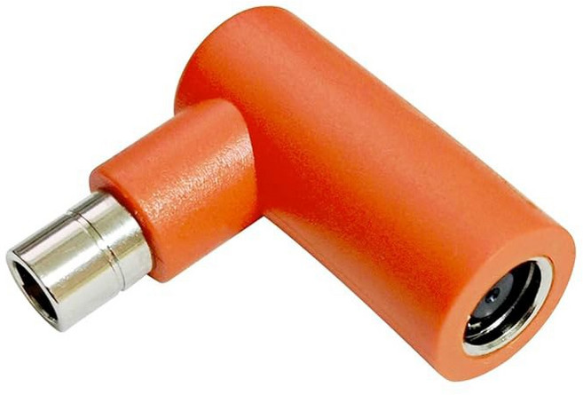 나우블루보 DC 7909 ~ DC 8020 어댑터 90도 직각 커넥터 Jackery Explorer 1000 V2 / 600 Plus / 1000 Pro / 1000 Plus, Orange, 1개