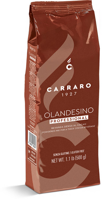 Carraro Olandesino Cacao 即溶可可粉 不含麩質, 1個, 500g