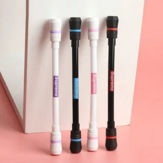 펜돌리기 전용 스틱 젤리펜 펜돌리기펜 색상랜덤, 랜덤 발송, 2개