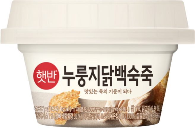 비비고 누룽지 닭백숙죽