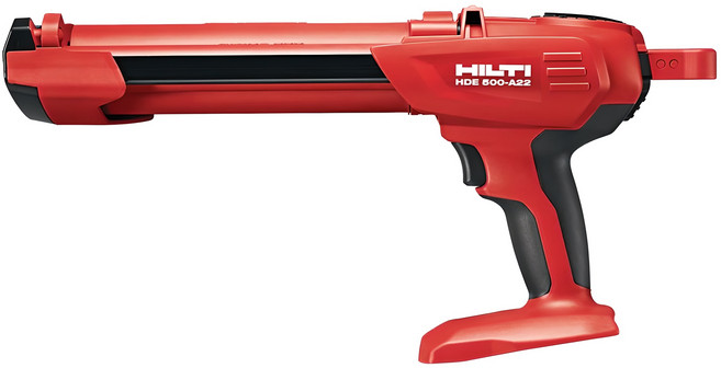 힐티 22V 충전 케미컬 앙카건 HDE 500-A22 디스펜서 베어툴 (용량 330ml 500ml 공용), 1개