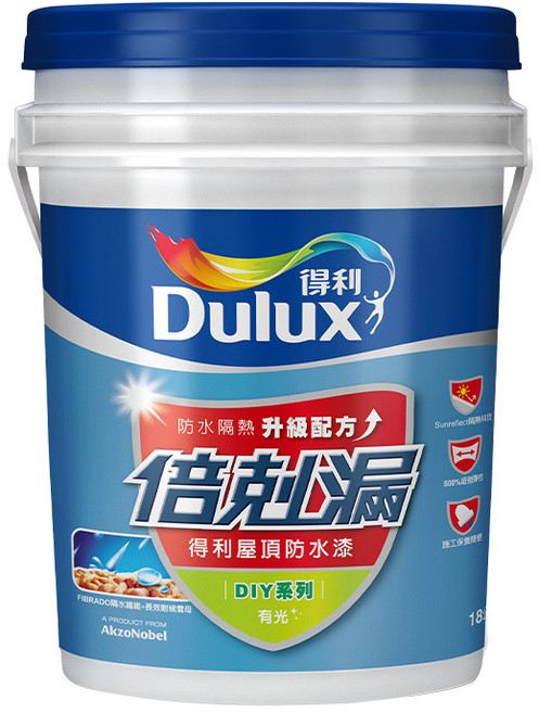 Dulux 得利 A959 倍剋漏屋頂防水漆, 冰雪白, 1個, 18L