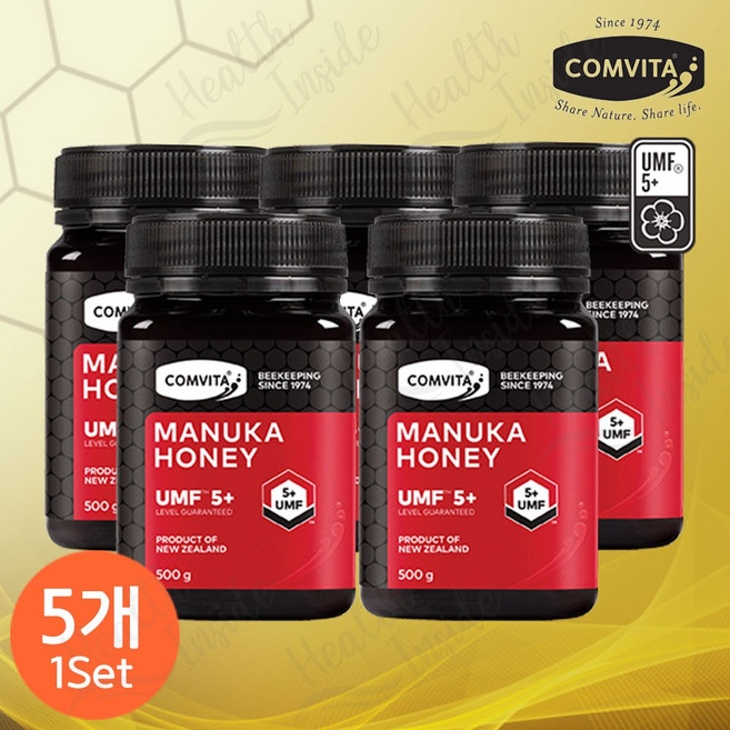 콤비타 마누카꿀 허니 UMF 5+ 500g, 5세트
