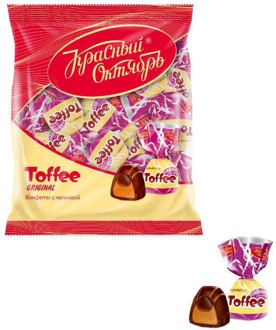 Sweets TOFFEE ORIGINAL 오리지널 토피 사탕 250g, 1개