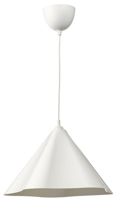 이케아 펜던트등 비대칭 화이트 46cm 세브라세브, 펜던트등+e26(806루멘) 전구