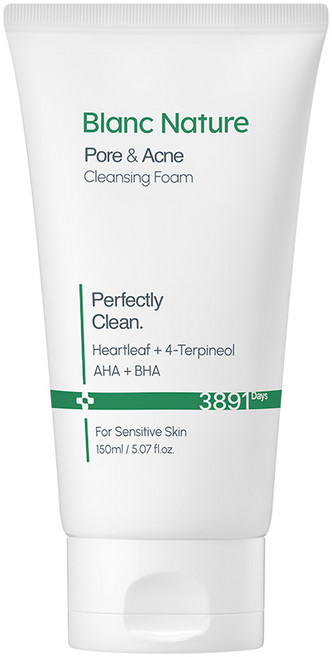 블랑네이처 여드름기능성 클렌징폼, 150ml, 1개