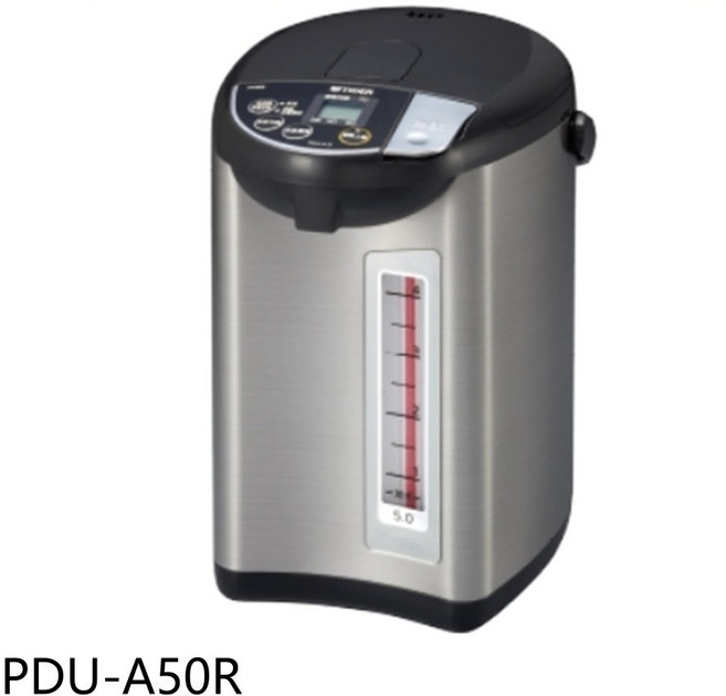TIGER虎牌 PDU-A50R 電熱水瓶 保溫瓶 大容量 多段保溫, 圖片色, 1個, 5000ml
