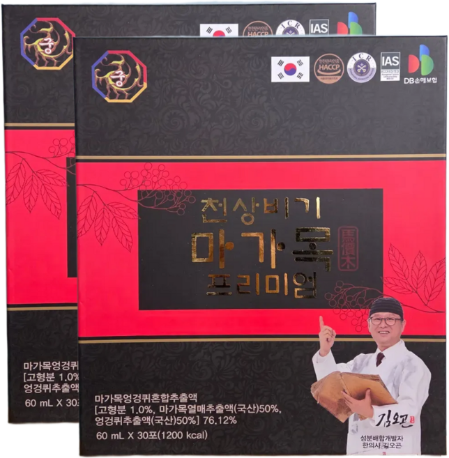 [본사최신제품] 김오곤 원장 천상비기 프리미엄 마가목 진액 비타민 6개월증정, 30개, 60ml