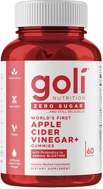 건강챙기세요 Goli Nutrition 세계 최초의 사과 식초+ 구미젤리 설탕 무함유 구미젤리 60개 백살까지오래오래, GoliNutrition세계최초의사과식초구미젤리설탕무함 - 쿠팡