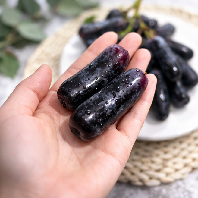 [맛없으면환불] 초고당도 블랙사파이어 포도 가지포도, 1박스, 500g