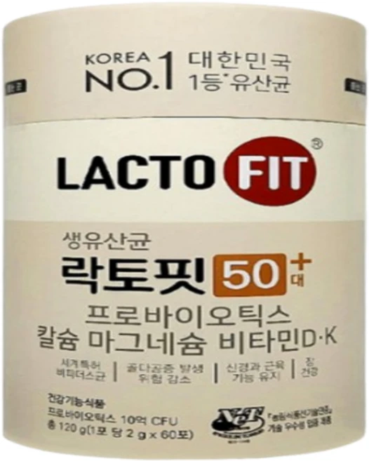 락토핏 50대 1통, 2g, 60개 - 쿠팡
