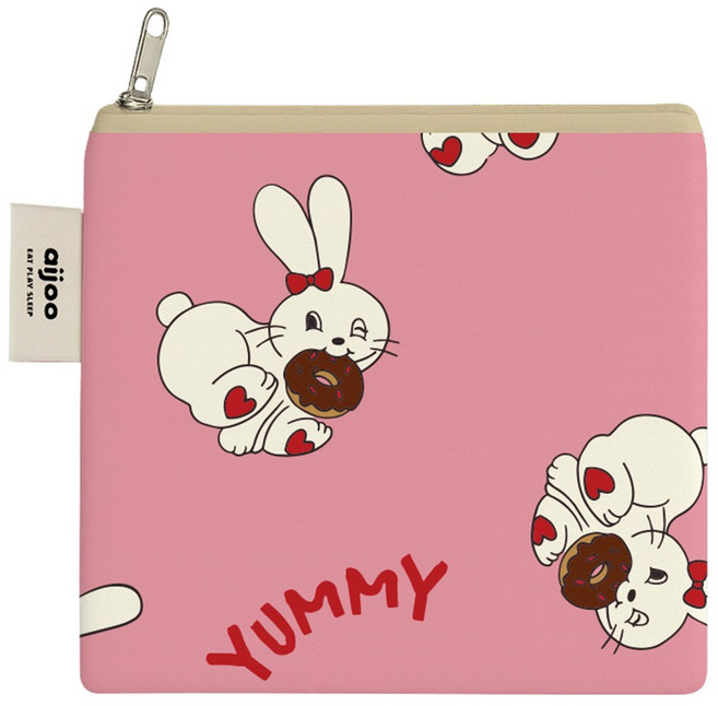 아이주 보냉 약파우치 어린이집 유치원 준비물 학교 약 보관 시럽 항생제 방수 가방, 도넛토끼